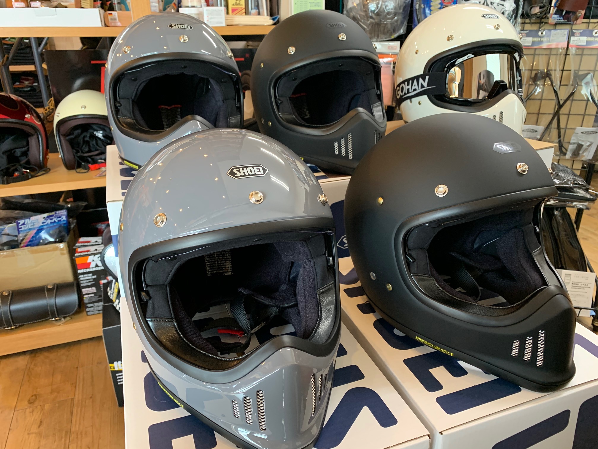 shoei ex-zero バサルトグレー Ｌサイズ　新品Lサイズ購入考えています